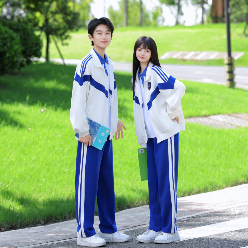 秋季新款学院风运动会班服套装三件套校服2026