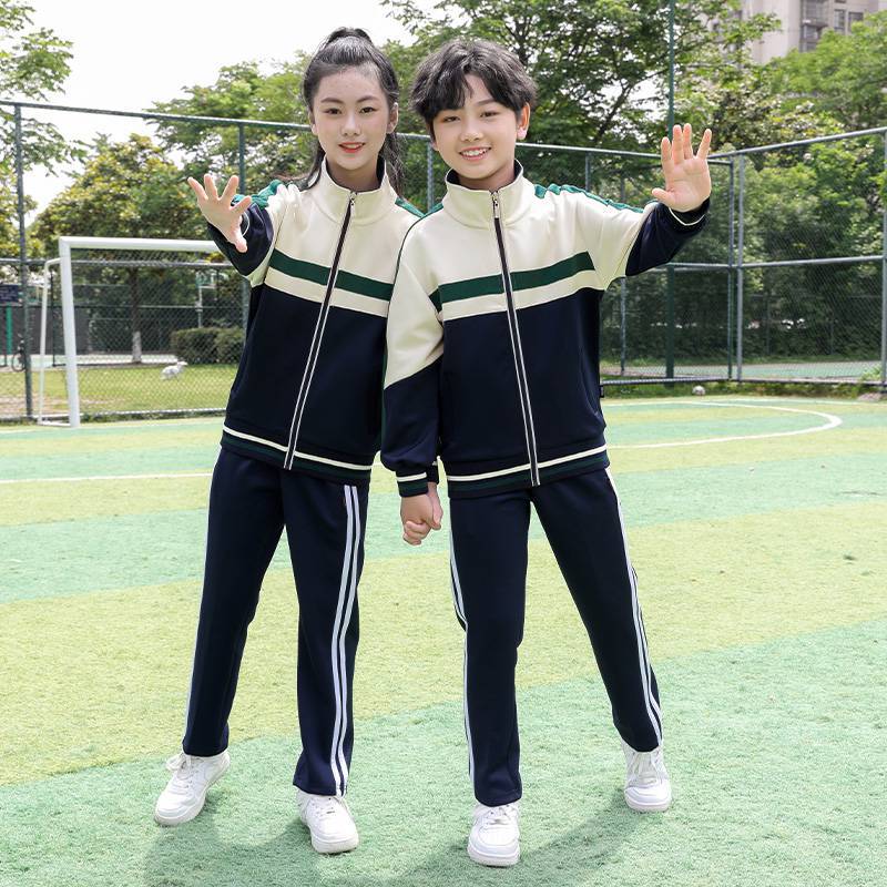 春季校服开衫套 中学生运动服男女 初中高中班服学院风团体服