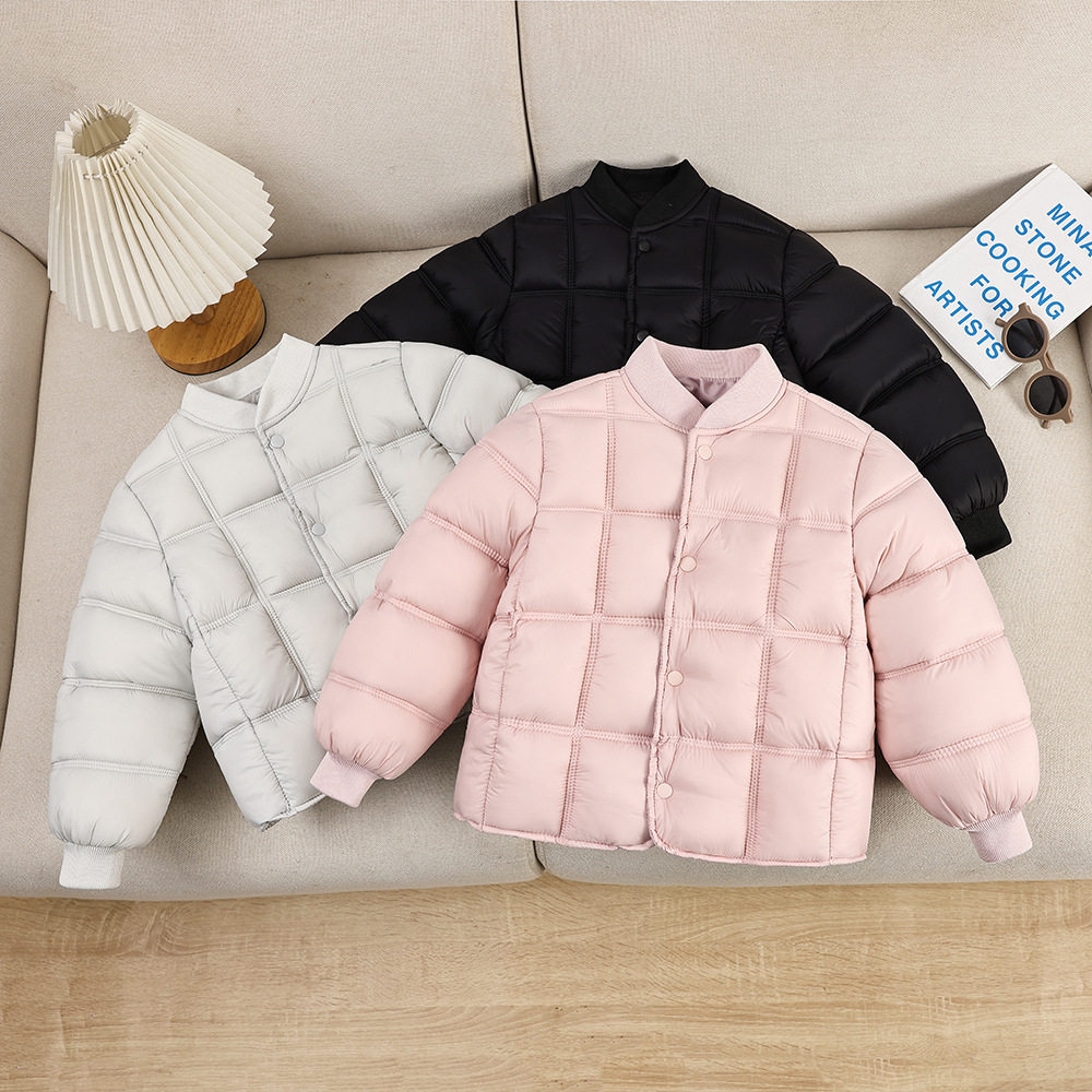 秋冬儿童棉服内胆男女童绗棉保暖外套韩版中大童宝宝棉衣校服神器