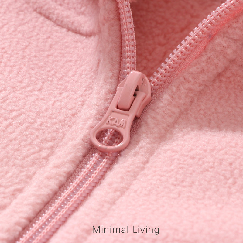 儿童加绒加厚连帽外套秋冬校服神器宝宝棉袄棉服中大童外套亲子款