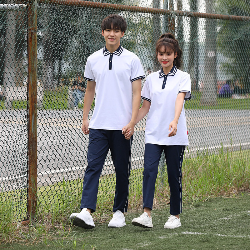 2023春夏新款夏季校服套装中学生运动服男女外套初中高中班服学院