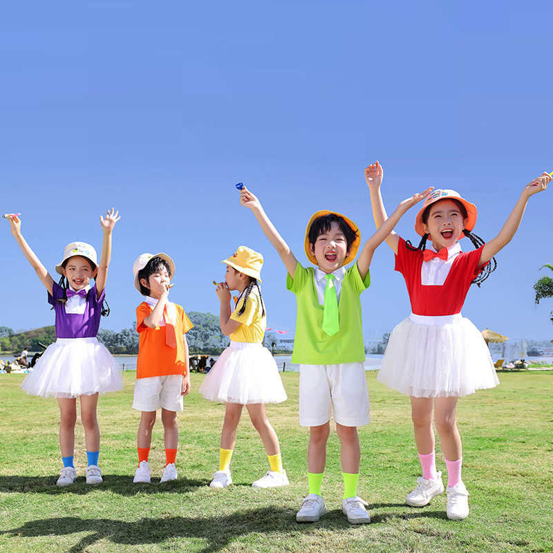 六一儿童演出服英伦风校服诗歌合唱服班服幼儿园园服大班毕业班服