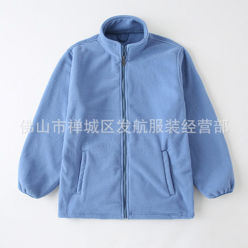 冬季小学生校服学院连帽脱御拉链外套藏青色男女童加绒立领冲锋衣
