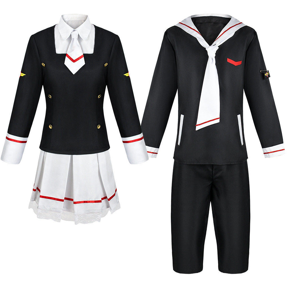 小樱百变小樱cos服装JK制服长袖学生装校服cosplay服装校园风格