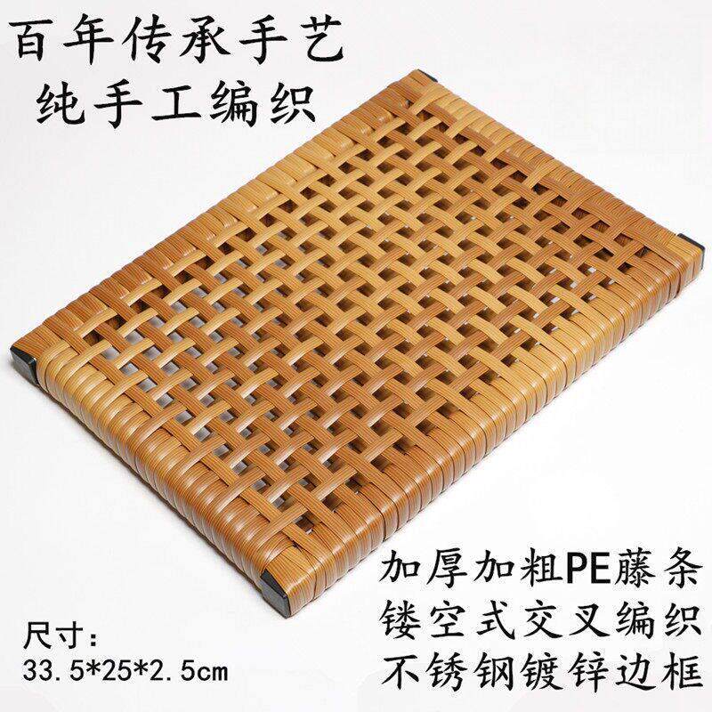 夏天制衣厂员工坐垫散热透气出租车货车凉垫学生双面镂空仿藤坐垫