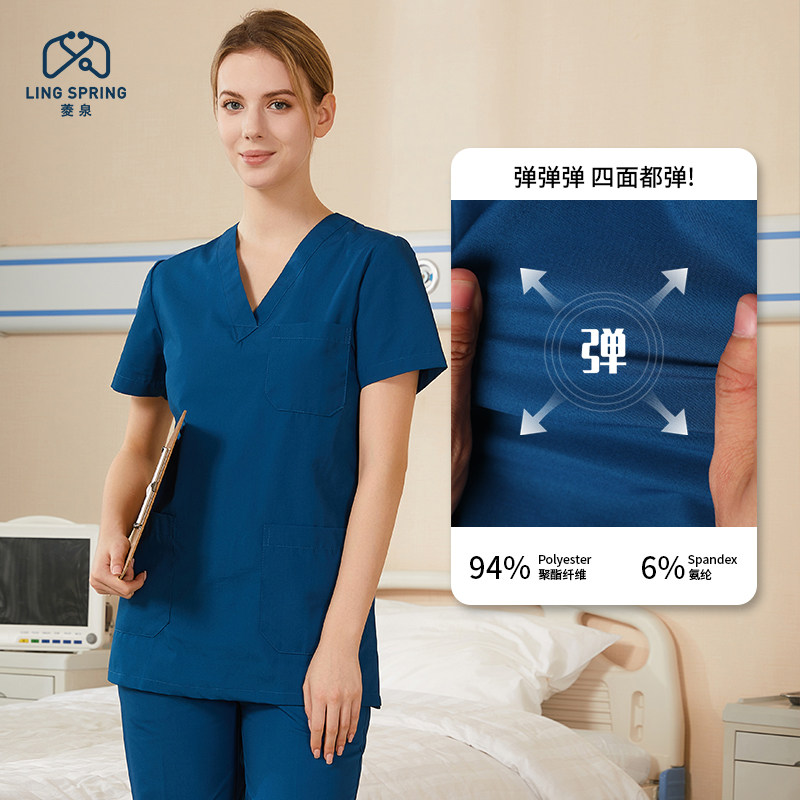 弹力手衣女刷口腔医生护士值班