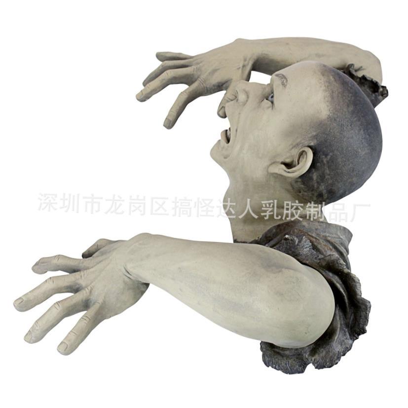 Halloween Garden Decorative Props Crawling Zombie Horror Dre