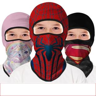 Cartoon Balaclava Cap Kids Full Face Cover Ski Mask Outdoor