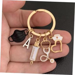 26 Letters, New Design Keychain Doctor Tool Stethoscope Syri