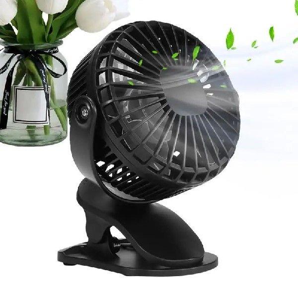 Mini Fan With Clip Rechargeable Clamp-On Personal Desk Fans