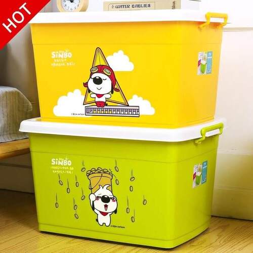 Oversized clothes storage box plastic finishing box clothin