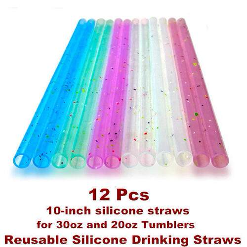 Reusable Silicone Drinking Straws Tumblers Rtic Yeti Ozark