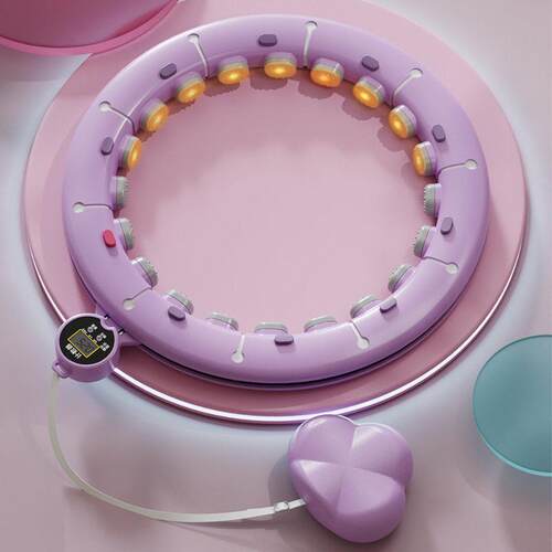 Intelligent hula hoop for abdominal compression, waist enhan