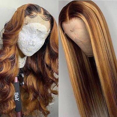 Wig Wigs Brazilian Human Hair Beautiful Root Lace Remy Bun