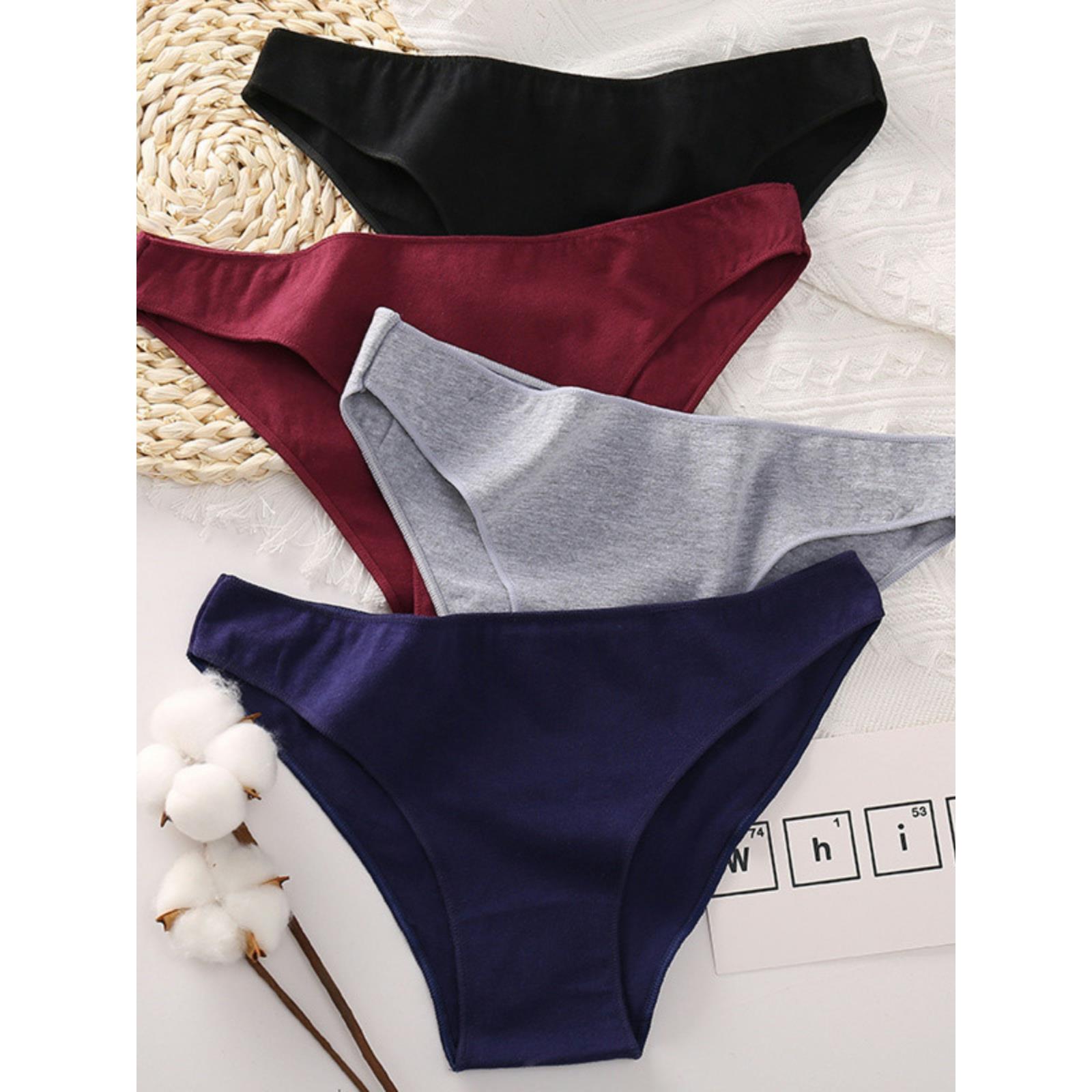 Women Cotton Underwear 3Pcs/set Comfortable Panties 三件内裤