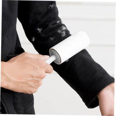 lint dust hair remover cloth sticky roller brush cleaner 1