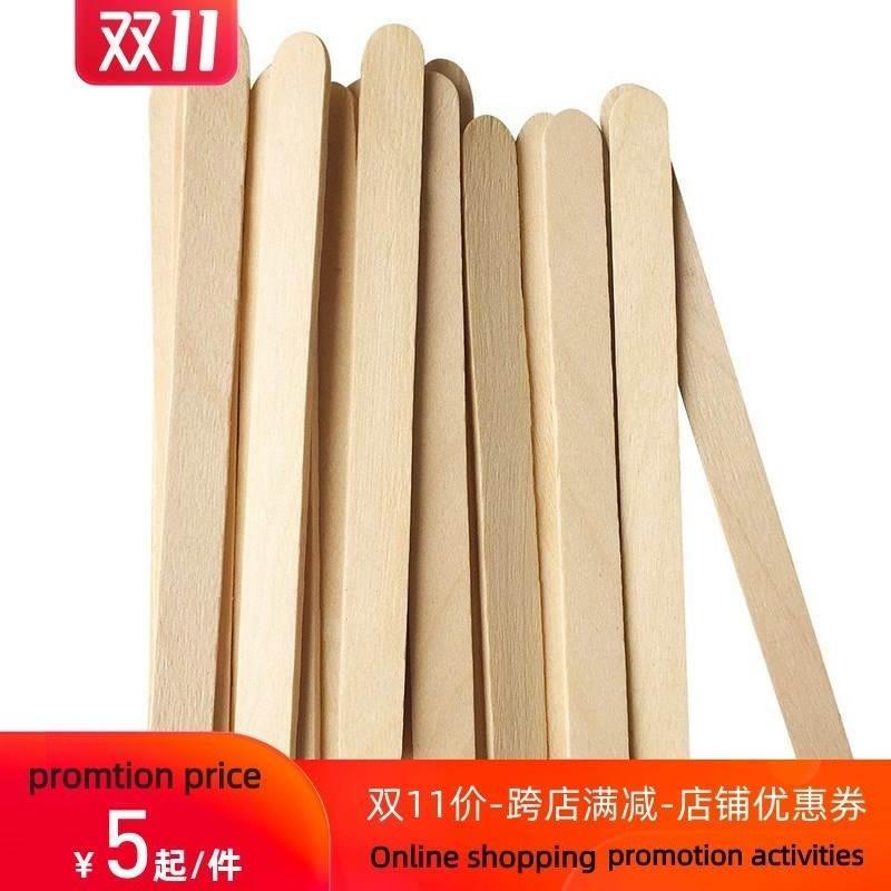 50 Pcs Craft Stick Ice Cream Sticks Wooden Popsicle Sticks