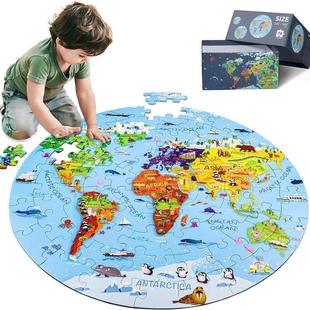 Globe world map puzzle Jigsaw Puzzle toys for Kids 4-8拼图
