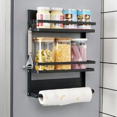 Refrigerator Magnet Shelf Magnetic Spice Rack with
