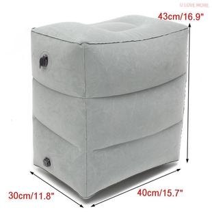 Useful Inflatable Portable Travel Footrest Pillow Plane Trai