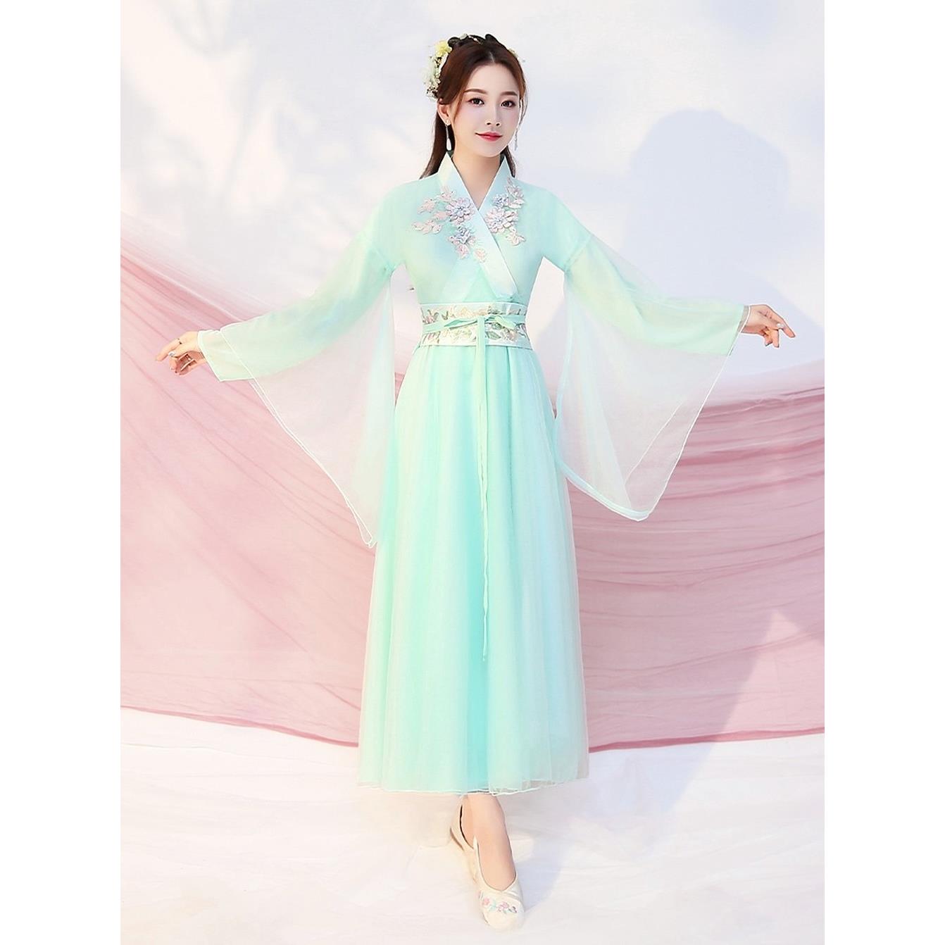 Chinese Traditional Costume Hanfu Dress Outfit Women Chinese图片