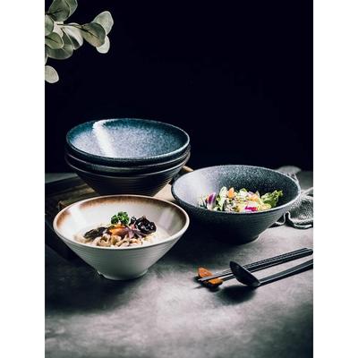 Japanese ceramic bowl commercial large ramen bowl rice bowl
