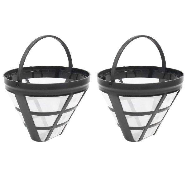 2Pack No.4 Reusable Coffee Maker Basket Filter for