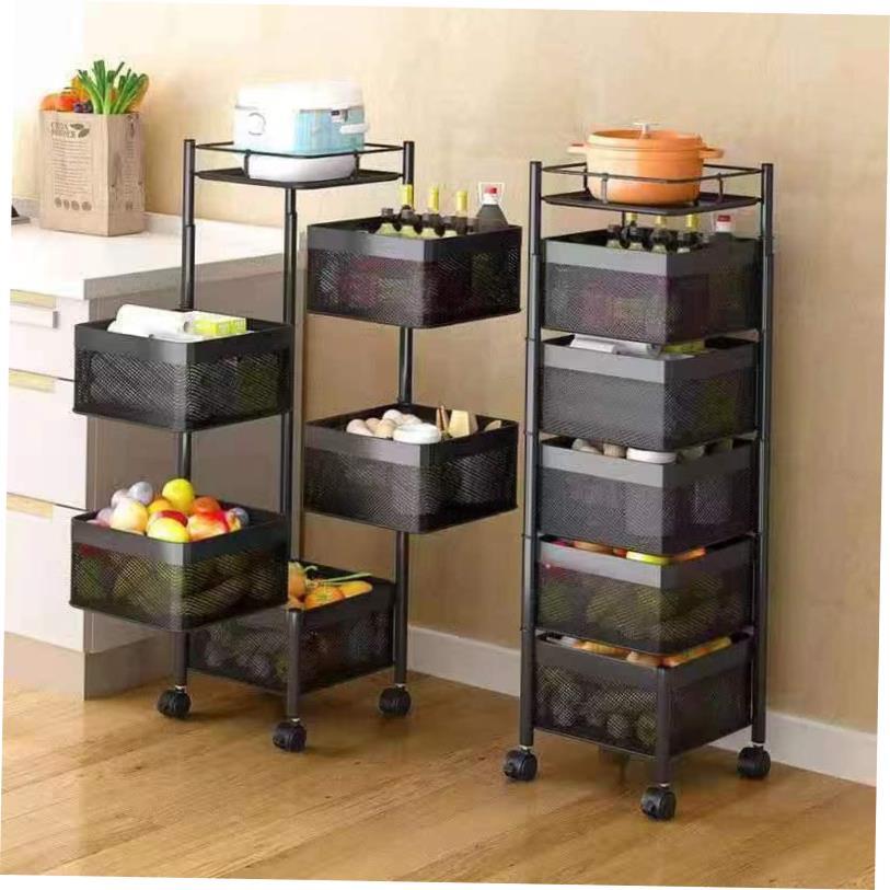Kitchen vegetable shelving storage rack厨房蔬菜置物架客厅.