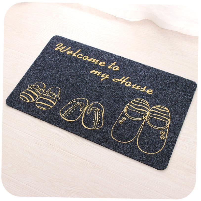 The door mats on the doormat mat carpet mat door rub kitch