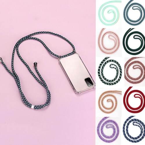 Strap Cord Chain Phone Case For Samsung Galaxy S21 S22Ultra