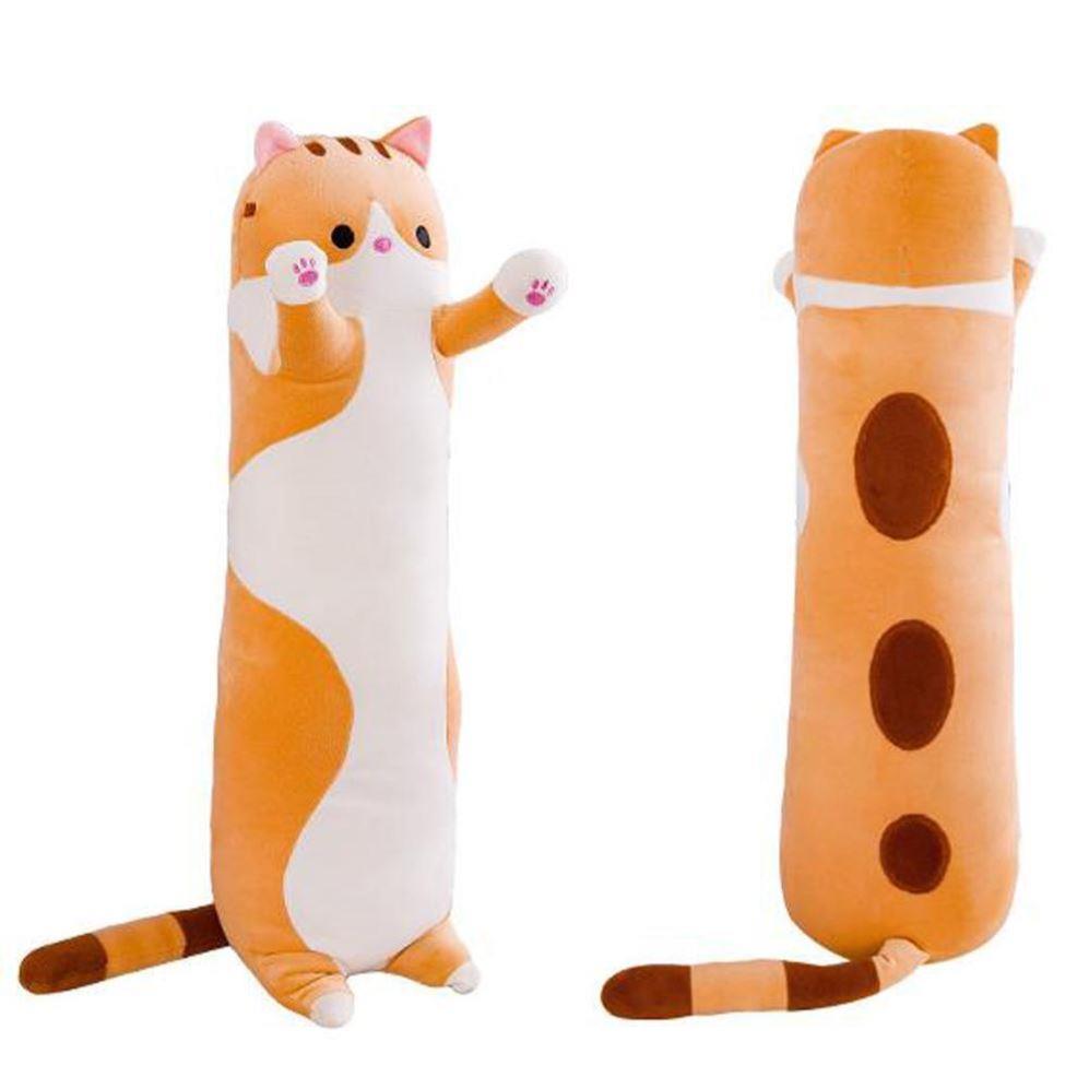 50Cm Long Cute Creative Cat Plush Pillow Toy Soft Stuffed Hu