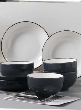 18-piece set of bowls and plates set of ceramic bowls 碗盘1