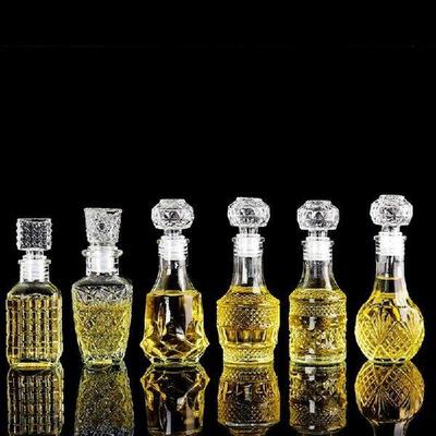 1 Pcs Small Empty Spirit Whisky Wine Bottle 50ml Mini Glass