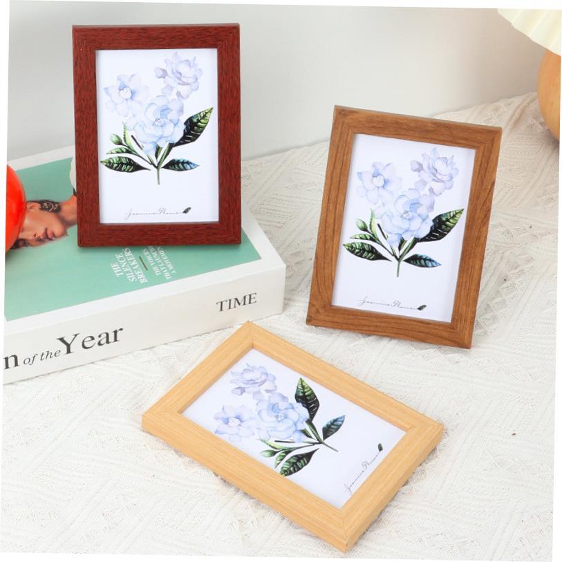 Nordic simple wooden photo frame square picture frames 相框