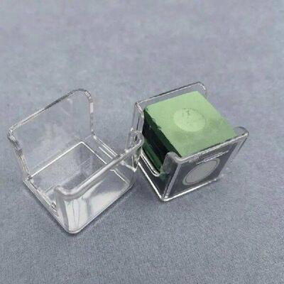 Acrylic Billiard Chalk Powder Box Transparent