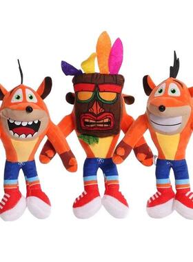 26cm Crash Bandicoot Plush Stuffed Toys Crazy Trilogy Series