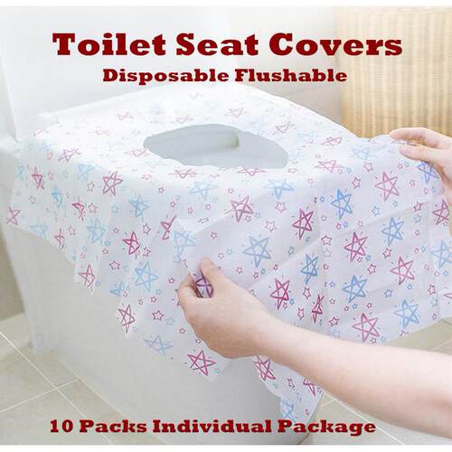 Toilet Seat Covers Disposable Flushable Extra Large