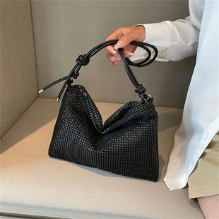 Women Rhinestones Evening Clutch Bag Shiny Crystal Dinner Pa