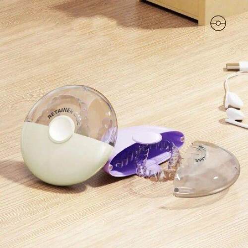 Mini Magnetic Orthodontic Retainer Case Portable Sealed