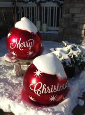 Christmas 60CM Outdoor Inflatable Ball Made PVC Giant Large