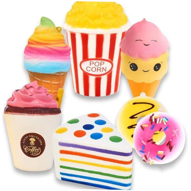 Slow Rising squishie Kawaii food Squishy Toys慢回弹发泄玩具