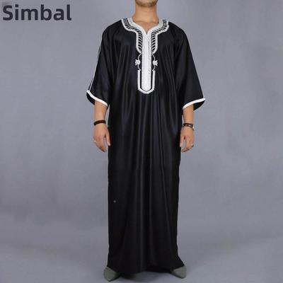 Muslim Men Gown Thobe Kaftan Dress Africa Long Shirt男士长袍