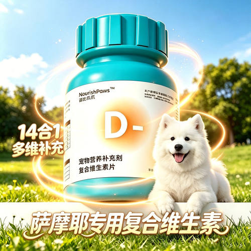 萨摩耶专用狗狗复合维生素b族片b1b12营养宠物小狗吃的多种营养癖
