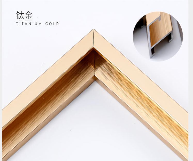 铝合金画框线条镜面边框北欧简约装饰画框挂画边条