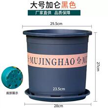 第三代加仑盆白色加厚耐用青山控根透气大号绣球塑料花盆家用