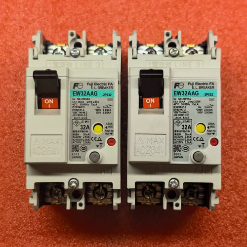 富士漏电断路器，型号：EW32AAG 32A，共2台，九五