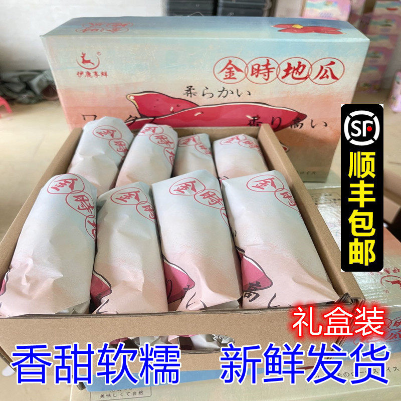 现货鸣门金时番薯原箱礼盒5斤装 高甜粉糯板栗红薯精选鲜千野地瓜