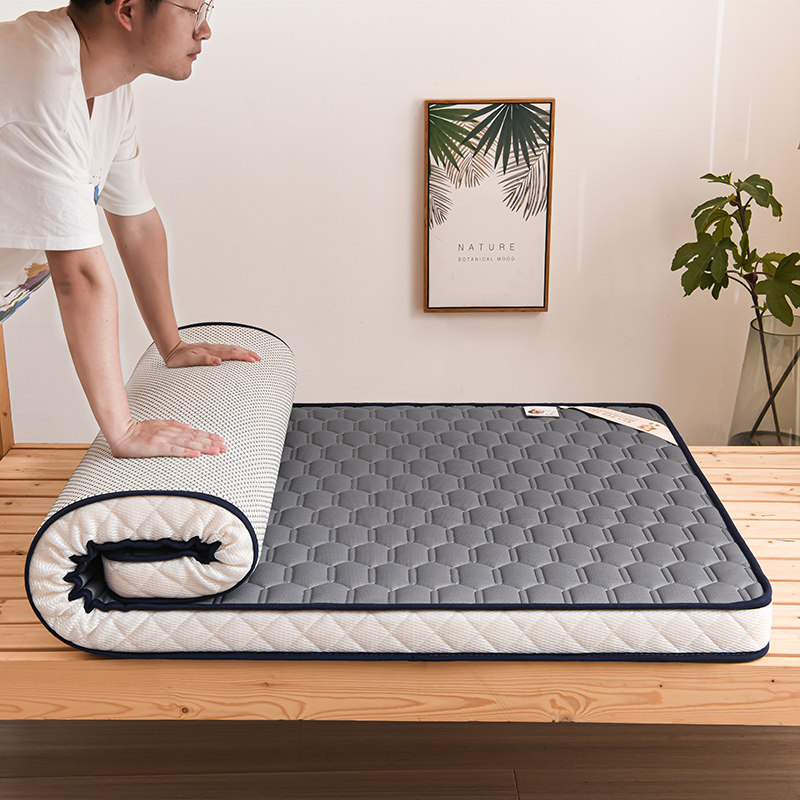 天然乳胶记忆棉床垫双人家用榻榻 米单人学生宿舍上下铺软床褥子