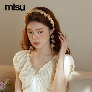 发箍女高颅顶带齿防滑头箍新中式流苏可爱发卡2026新款高级感发饰