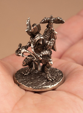 新款跨境热卖黄铜小丑猎人创意